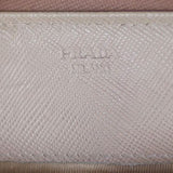 Prada Saffiano Zip Around Wallet Stamp
