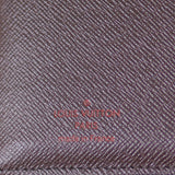 Louis Vuitton Small Ring Agenda Cover Damier Ebene Stamp