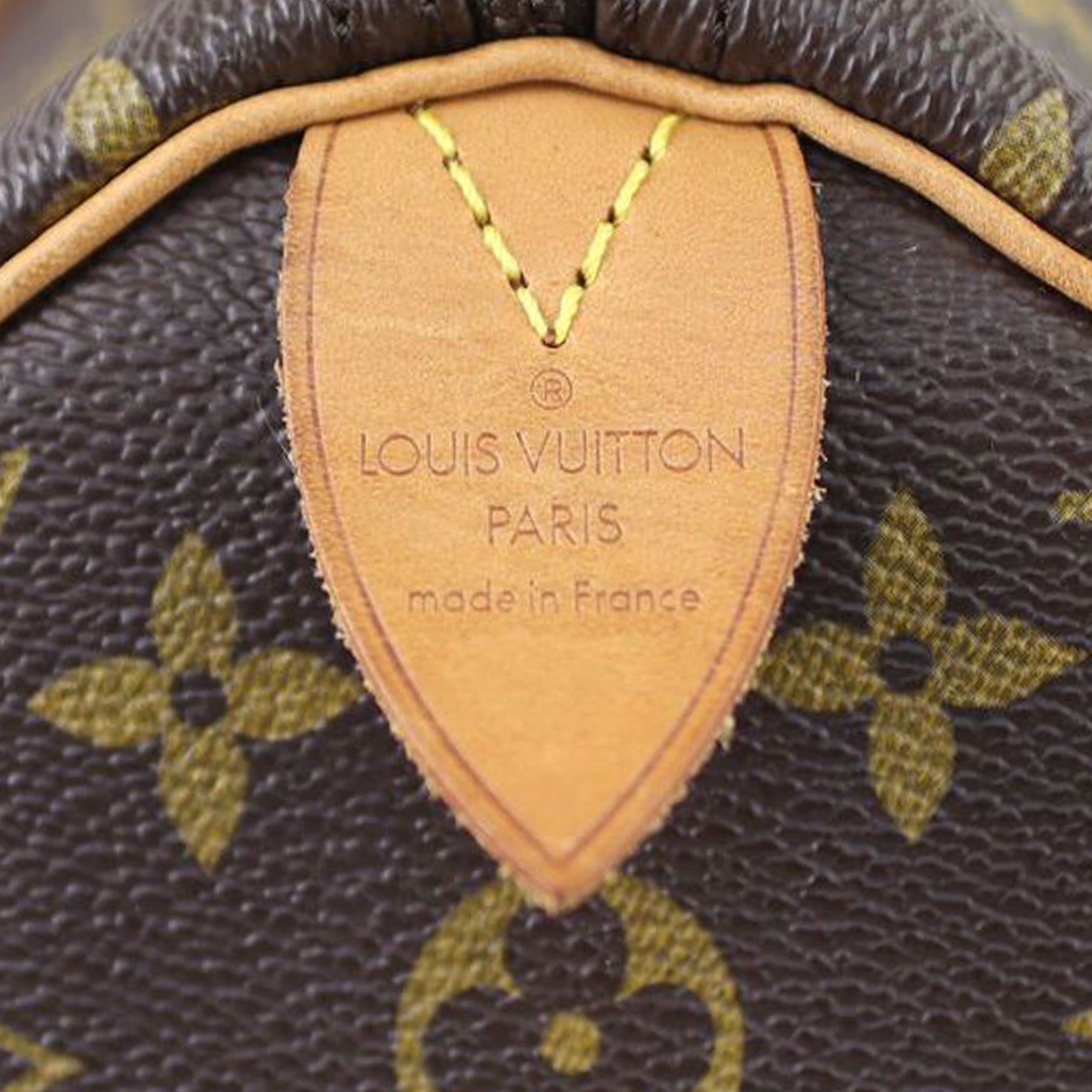 Louis Vuitton Speedy 35 Monogram Stamp