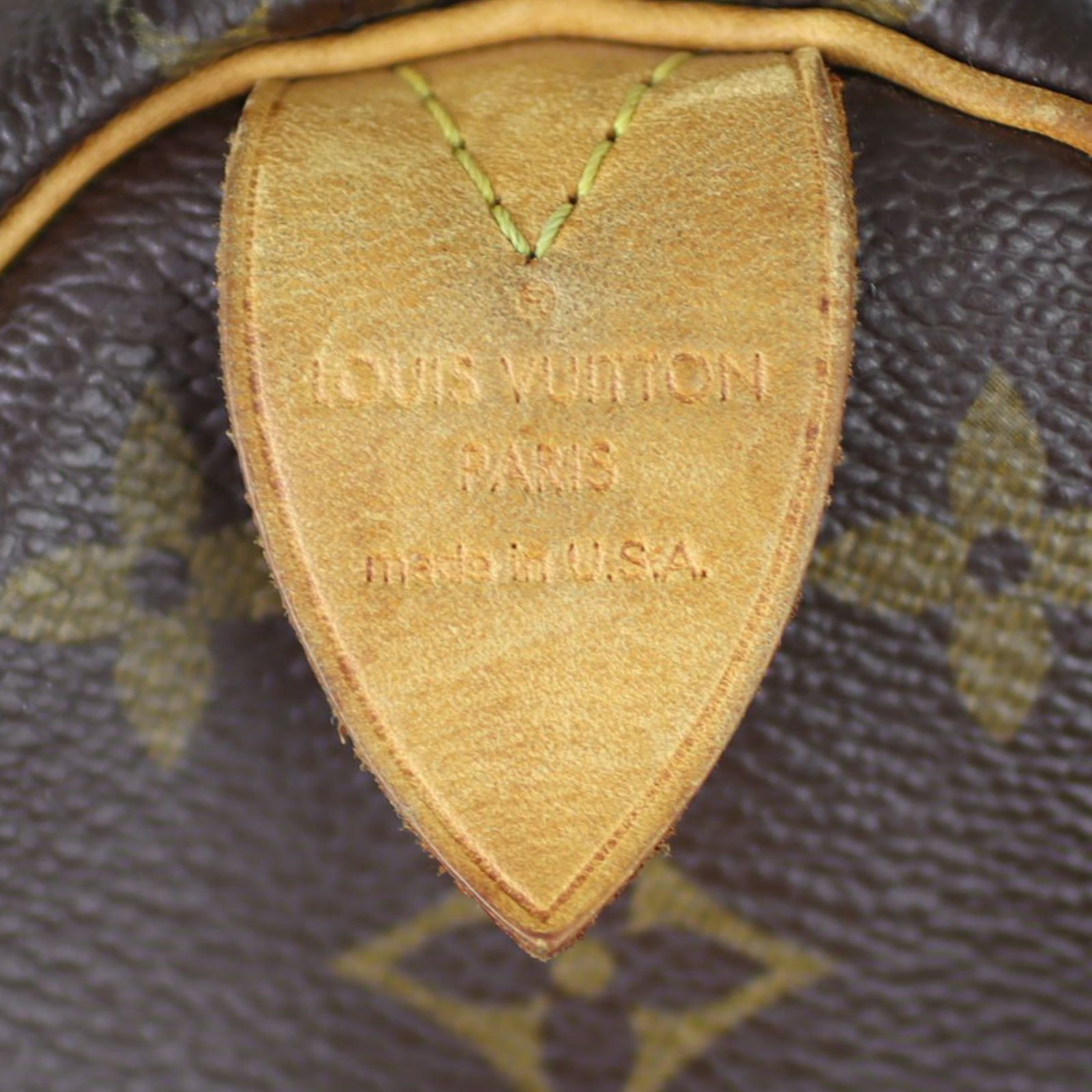 Louis Vuitton Speedy 25 Monogram Stamp