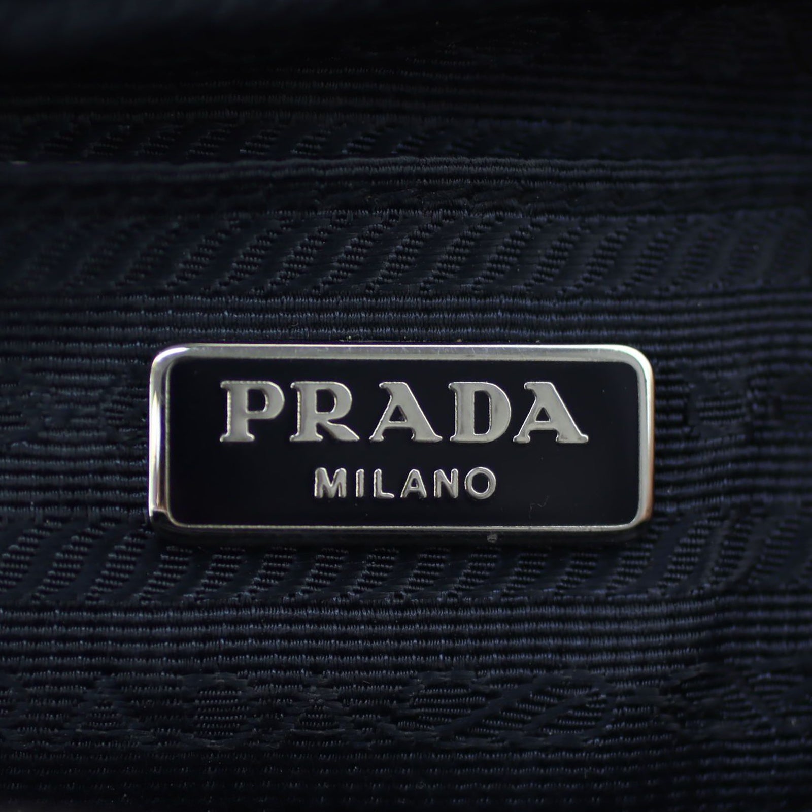 Prada Denim Borchie Embellished Mini Camera Bag Stamp