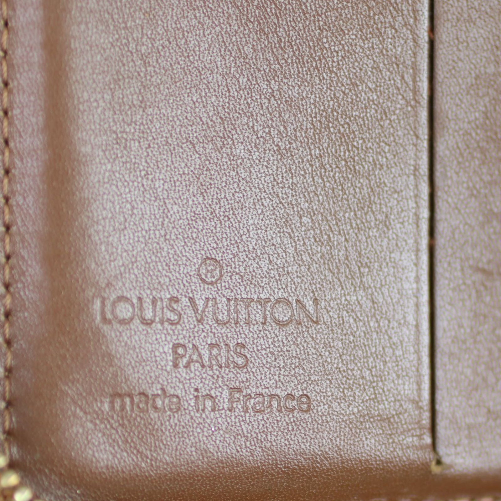 Louis Vuitton Zippy Coin Purse Monogram Vernis Stamp