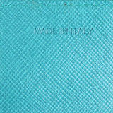 Prada Saffiano Compact Wallet Stamp