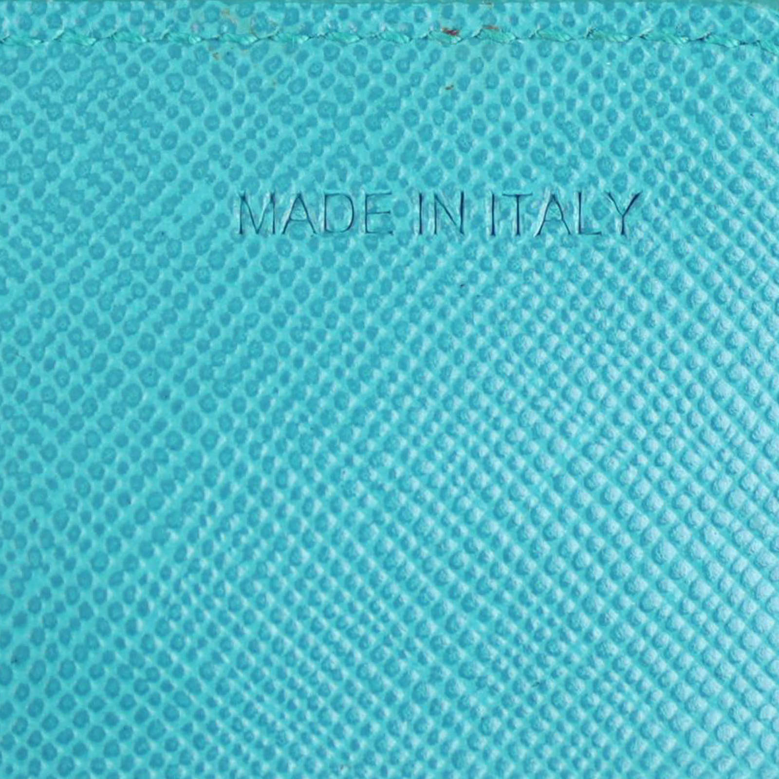 Prada Saffiano Compact Wallet Stamp