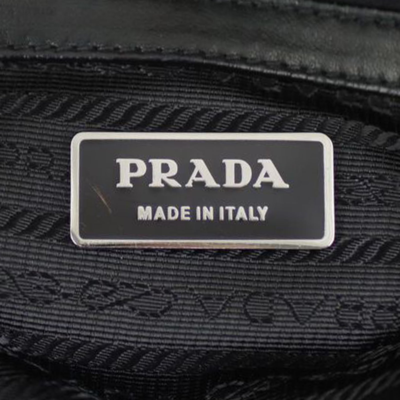 Prada Tessuto Gaufre Frame Bag Stamp