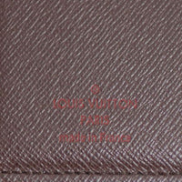Louis Vuitton French Compact Wallet Damier Ebene Stamp