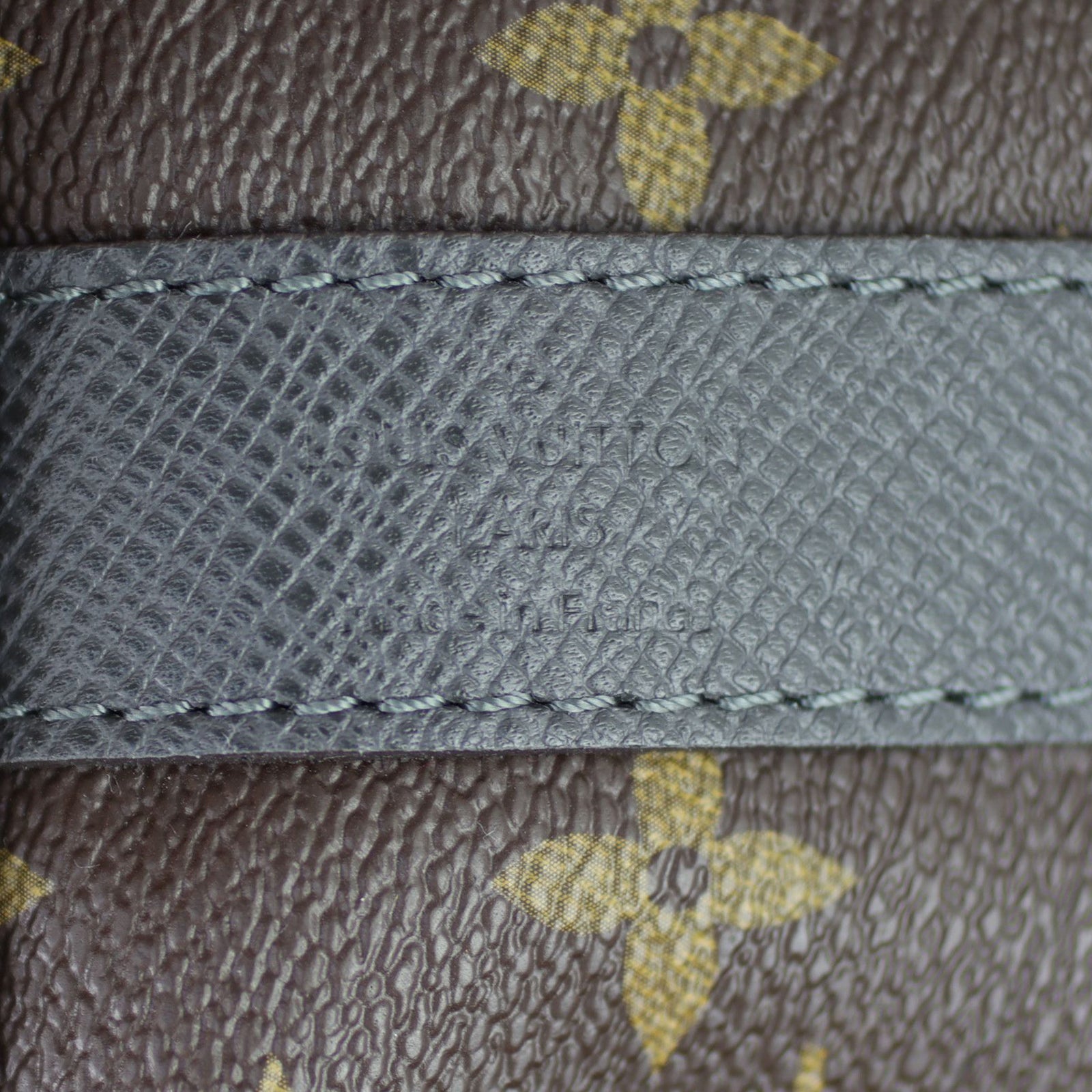 Louis Vuitton Keepall 55 Bandouliere Monogram Macassar Kim Jones Limited Edition Stamp