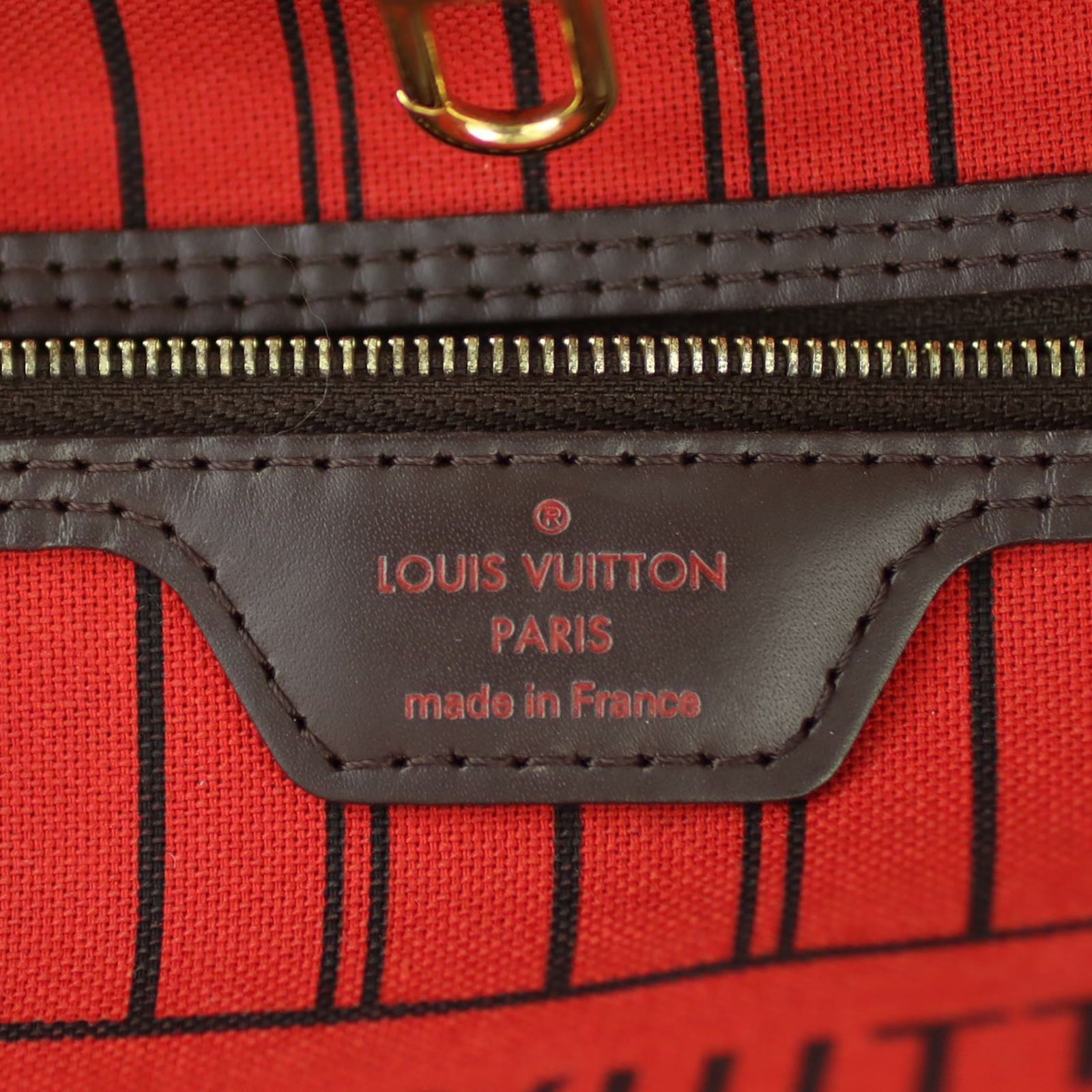 Louis Vuitton Neverfull MM Damier Ebene Stamp
