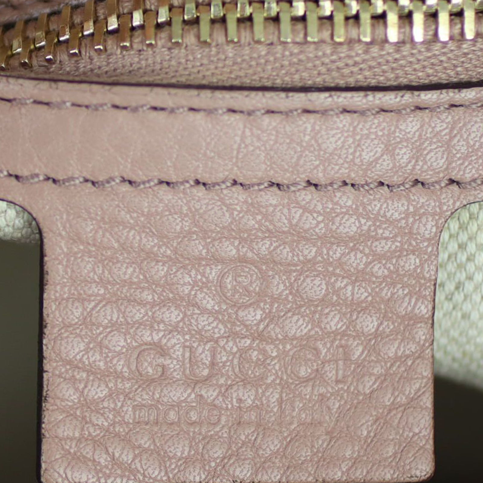 Gucci Bamboo Shopper Tote Small Stamp