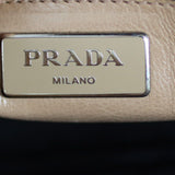 Prada Twin Pocket Glace Calfskin Tote Stamp