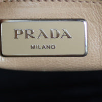 Prada Twin Pocket Glace Calfskin Tote Stamp