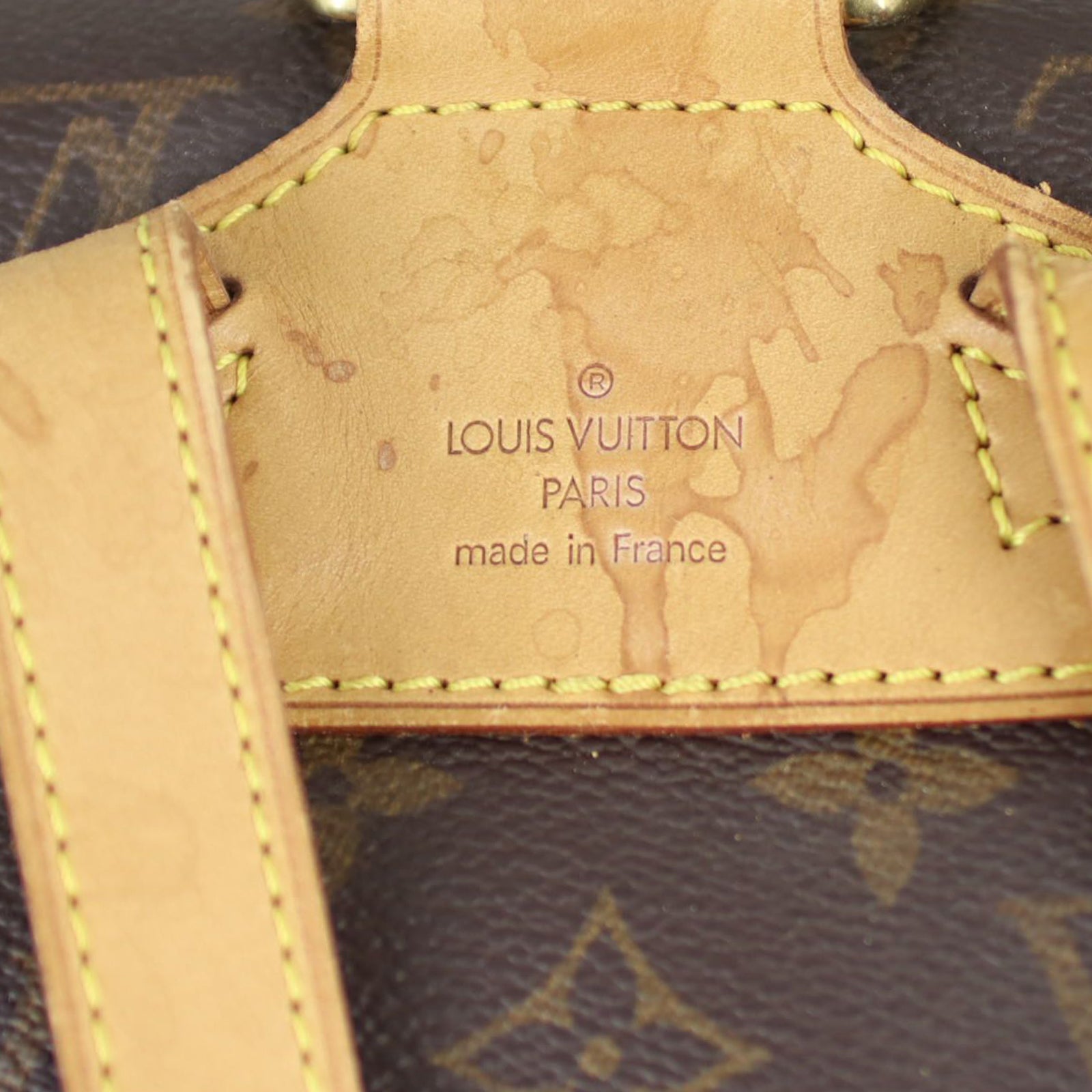 Louis Vuitton Montsouris Backpack MM Monogram Stamp