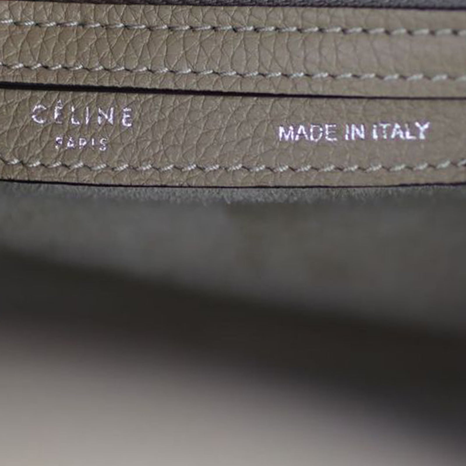 Celine Micro Luggage Tote Stamp