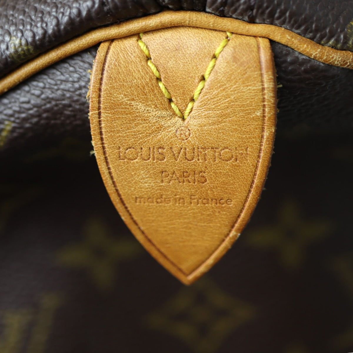 Louis Vuitton Speedy 35 Monogram Stamp
