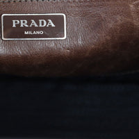 Prada Twin Pocket Glace Calfskin Tote Stamp

