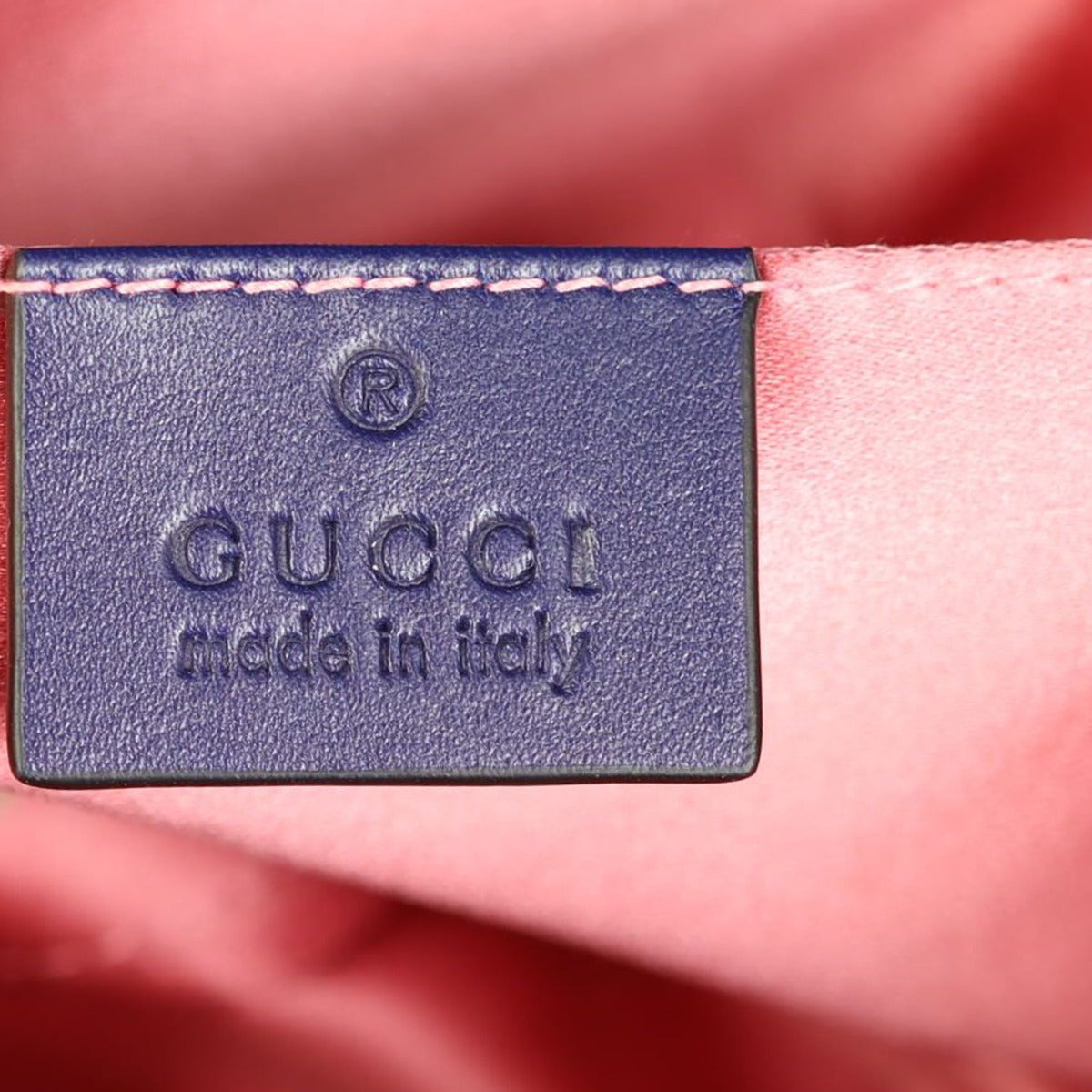 Gucci GG Marmont Velvet Mini Shoulder Bag Stamp
