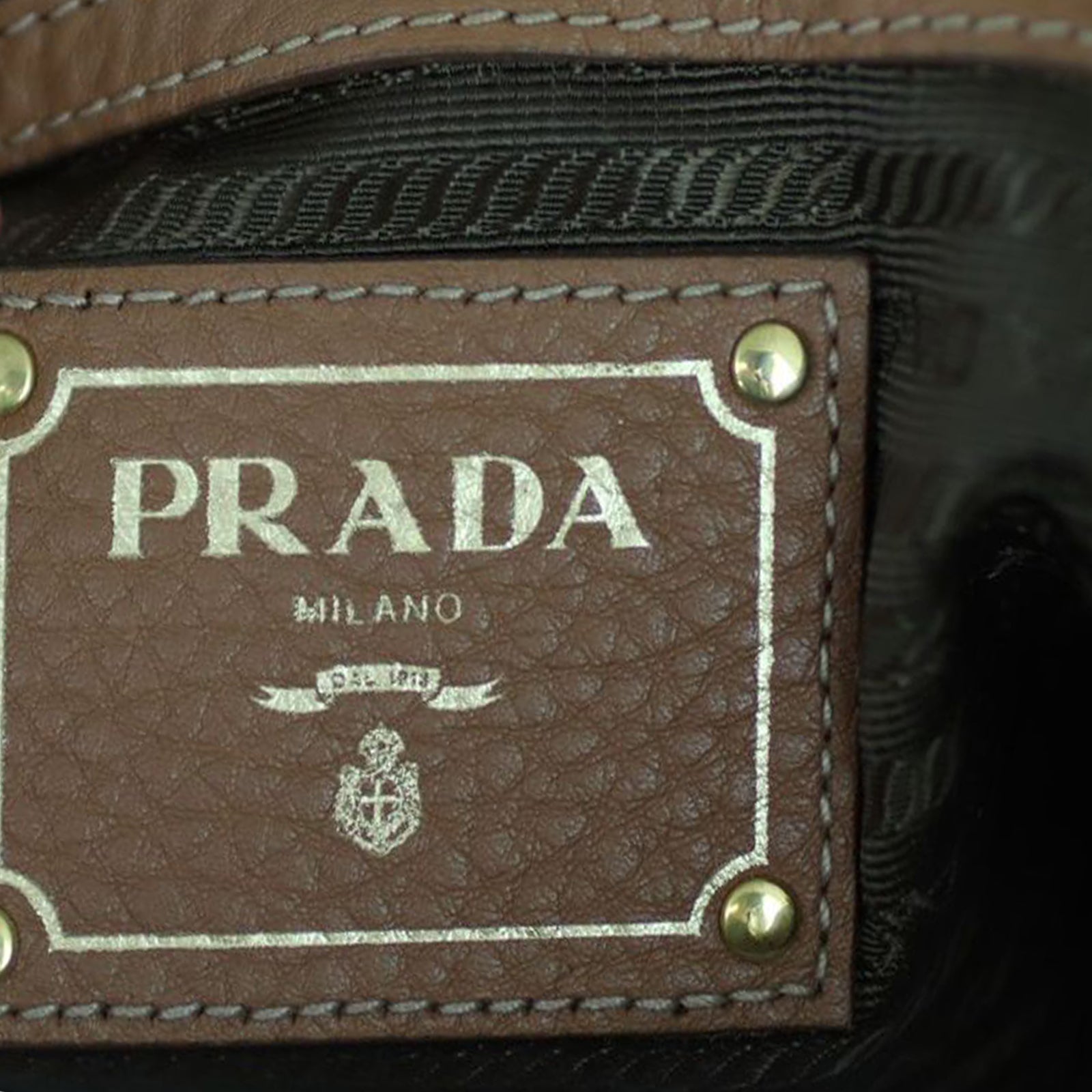 Prada Top Handle Tote Stamp