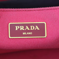 Prada Canapa Logo Tote Small Stamp