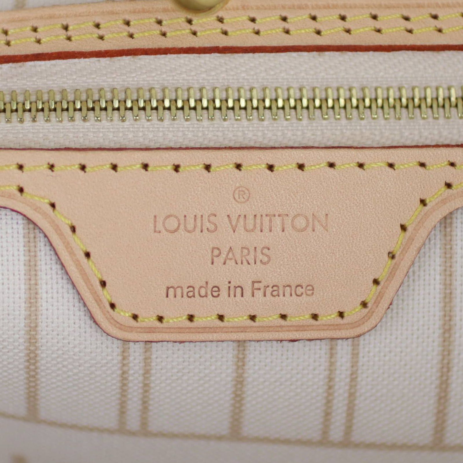 Louis Vuitton Neverfull MM Damier Azur Stamp