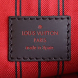 Louis Vuitton Neverfull Pochette Damier Ebene Stamp