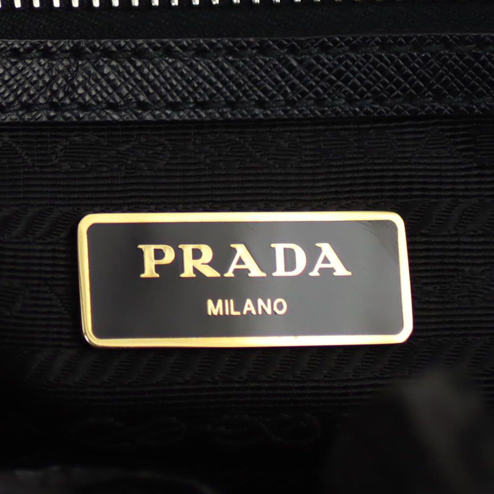 Prada Saffiano Lux Tote Large Stamp
