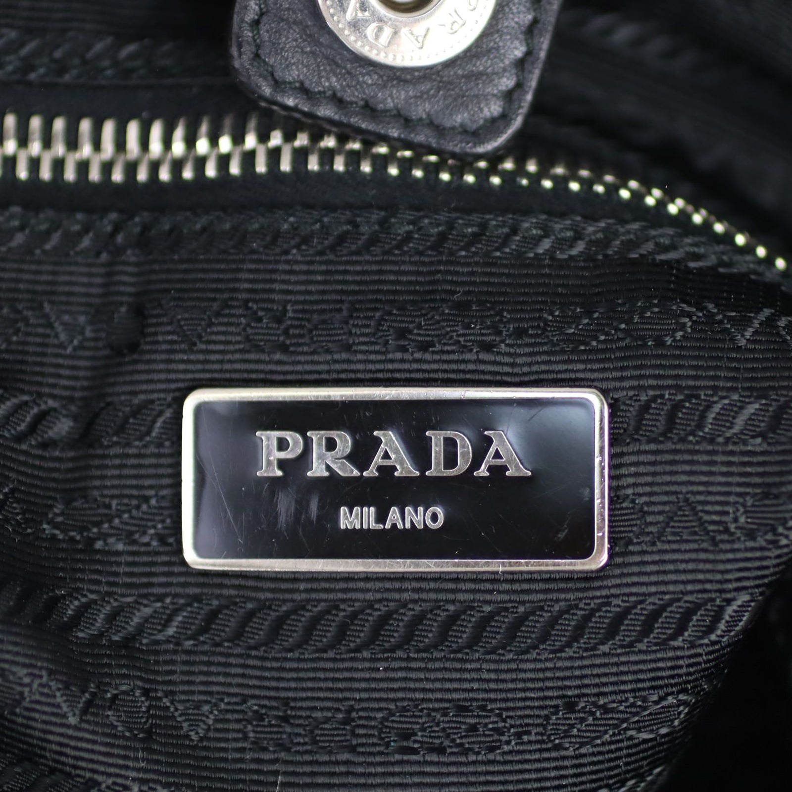 Prada Tessuto Tote Bag Stamp