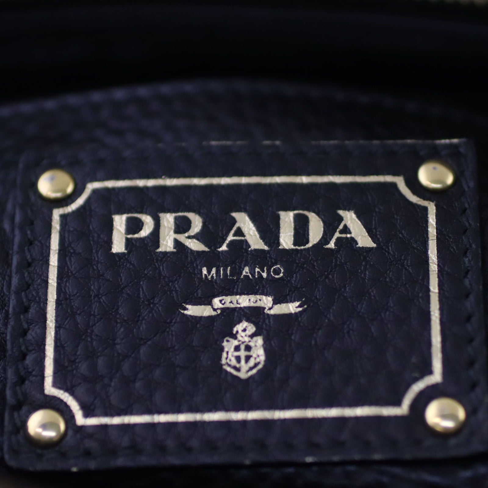Prada Vitello Daino Tote Stamp