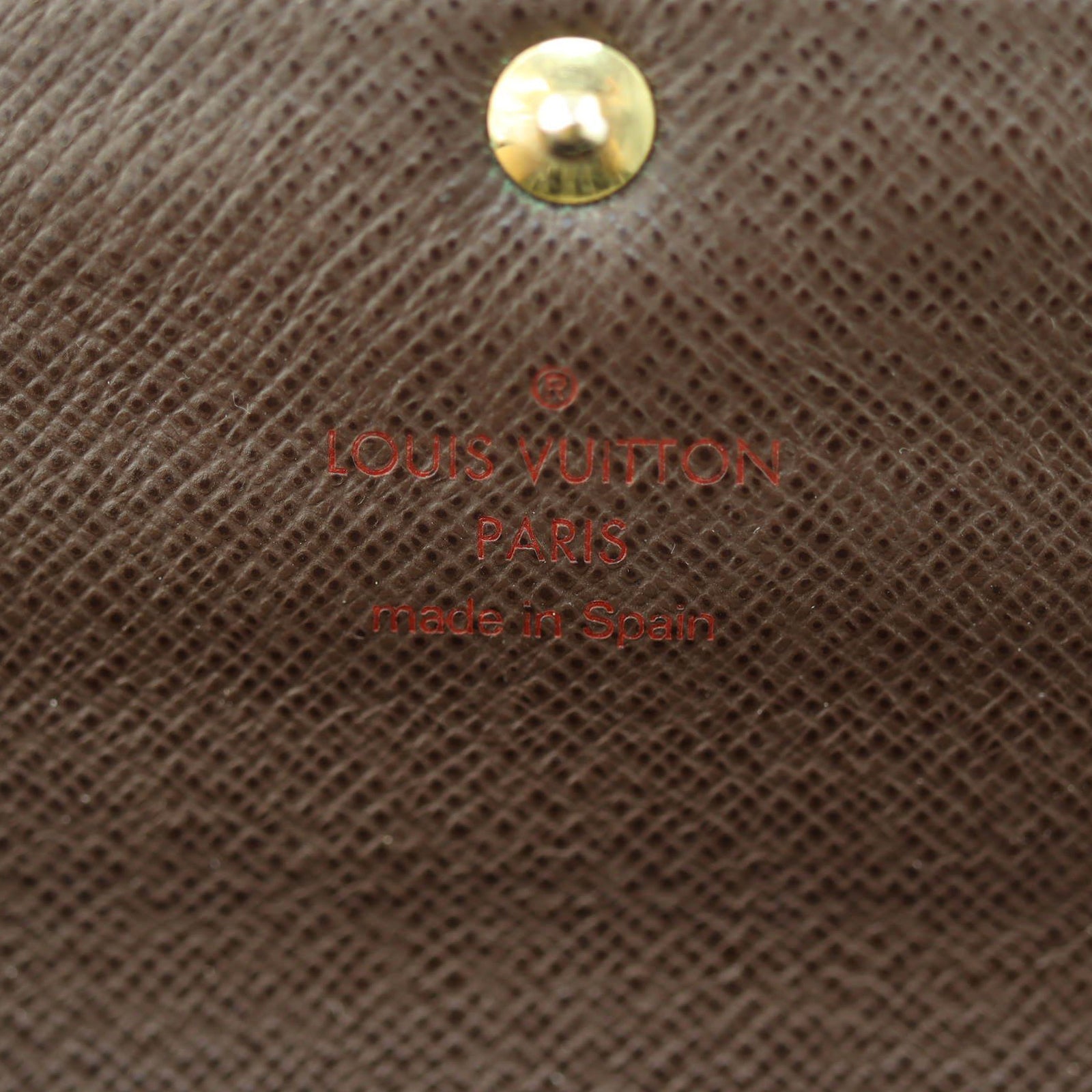 Louis Vuitton Sarah Wallet Damier Ebene Stamp