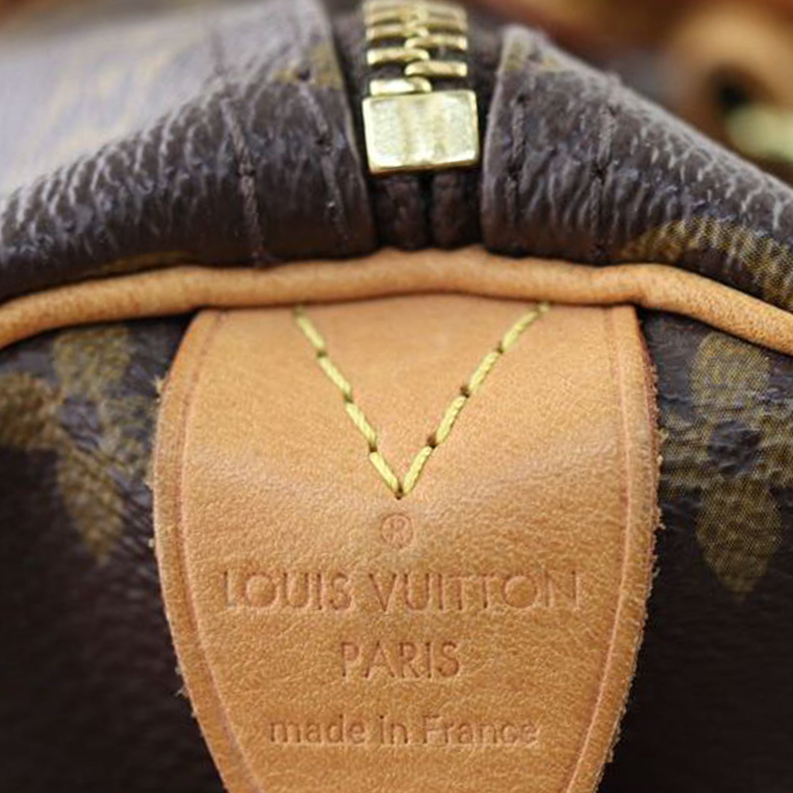 Louis Vuitton Speedy 30 Monogram Stamp