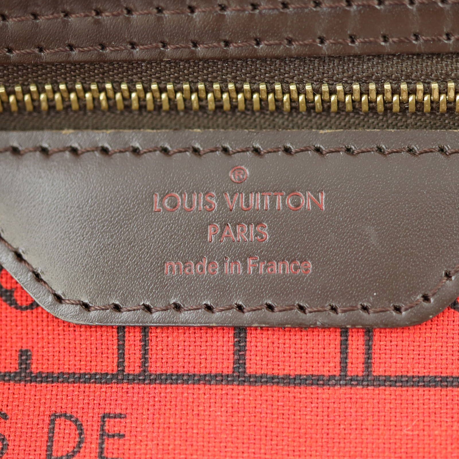 Louis Vuitton Neverfull PM Damier Ebene Stamp