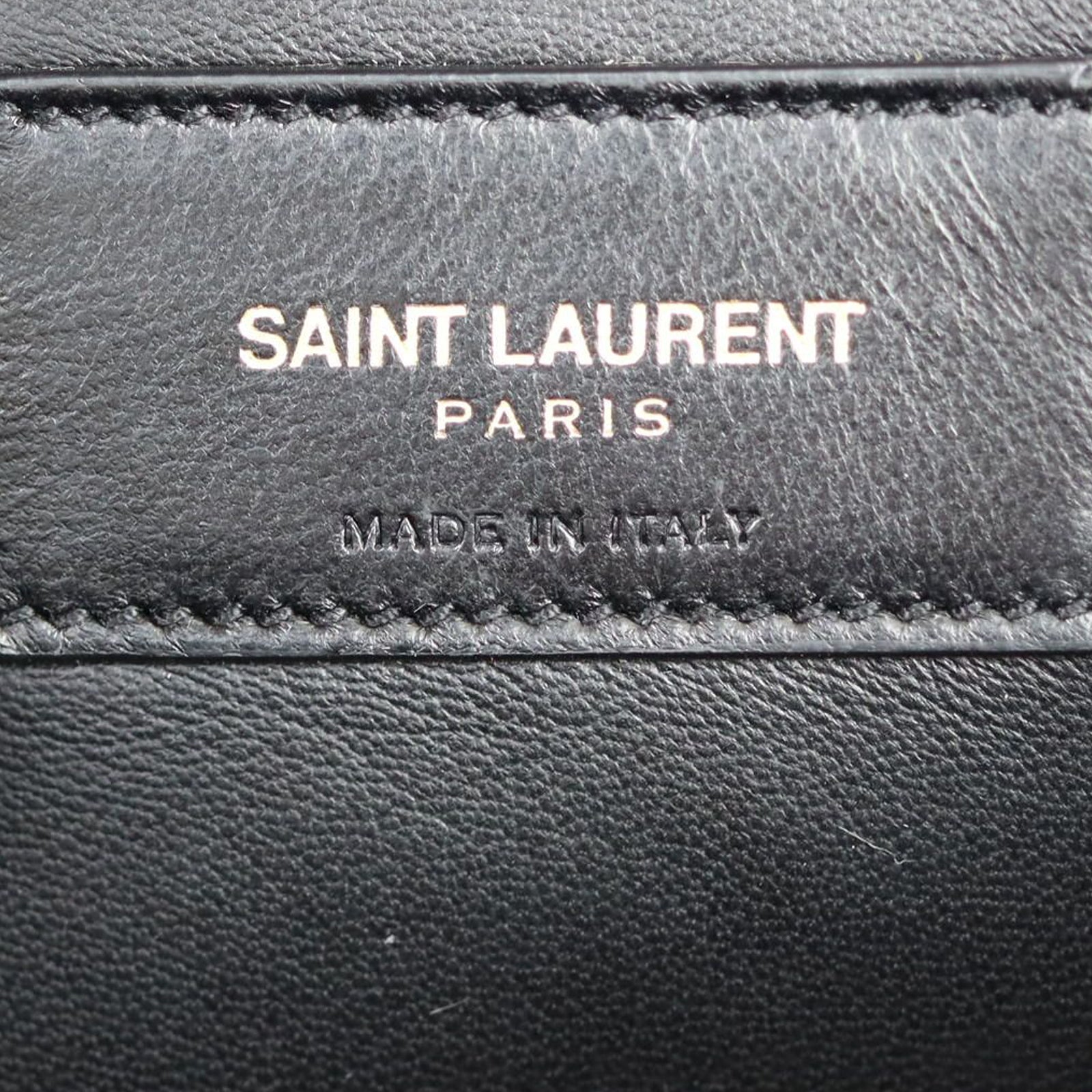 Saint Laurent Classic Monogram Kate Clutch Stamp