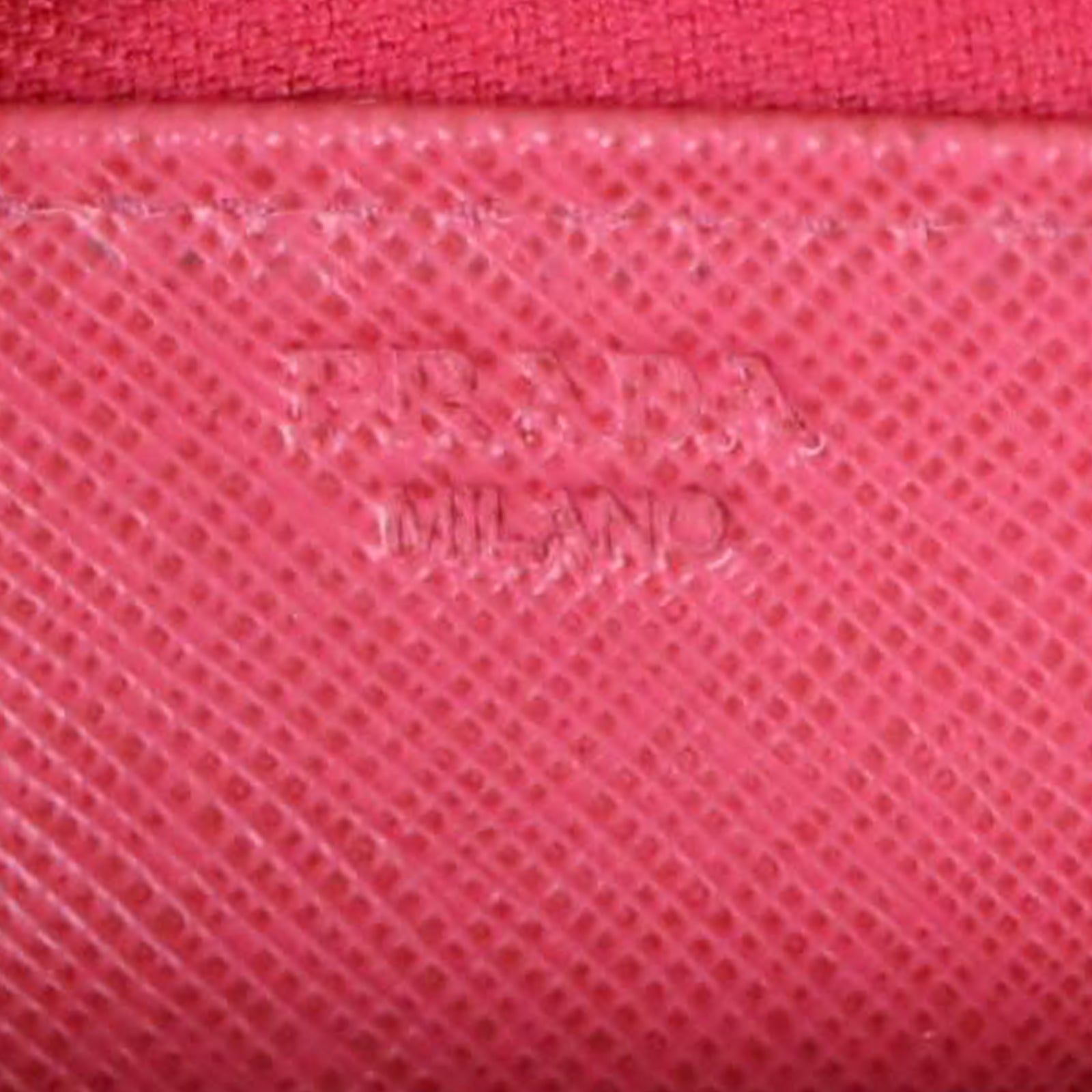 Prada Saffiano Chic Continental Wallet Stamp