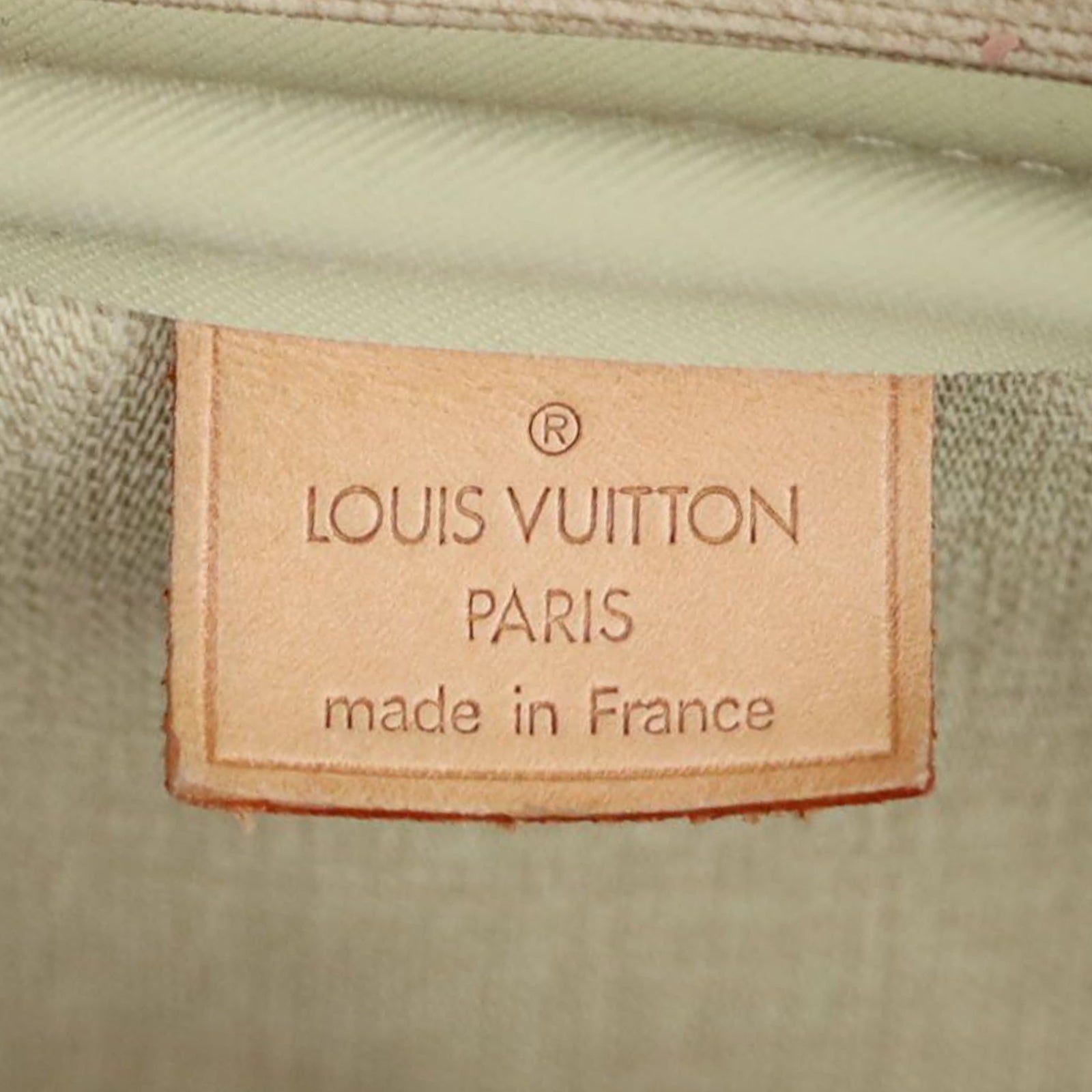 Louis Vuitton Deauville Bowling Vanity Monogram Stamp