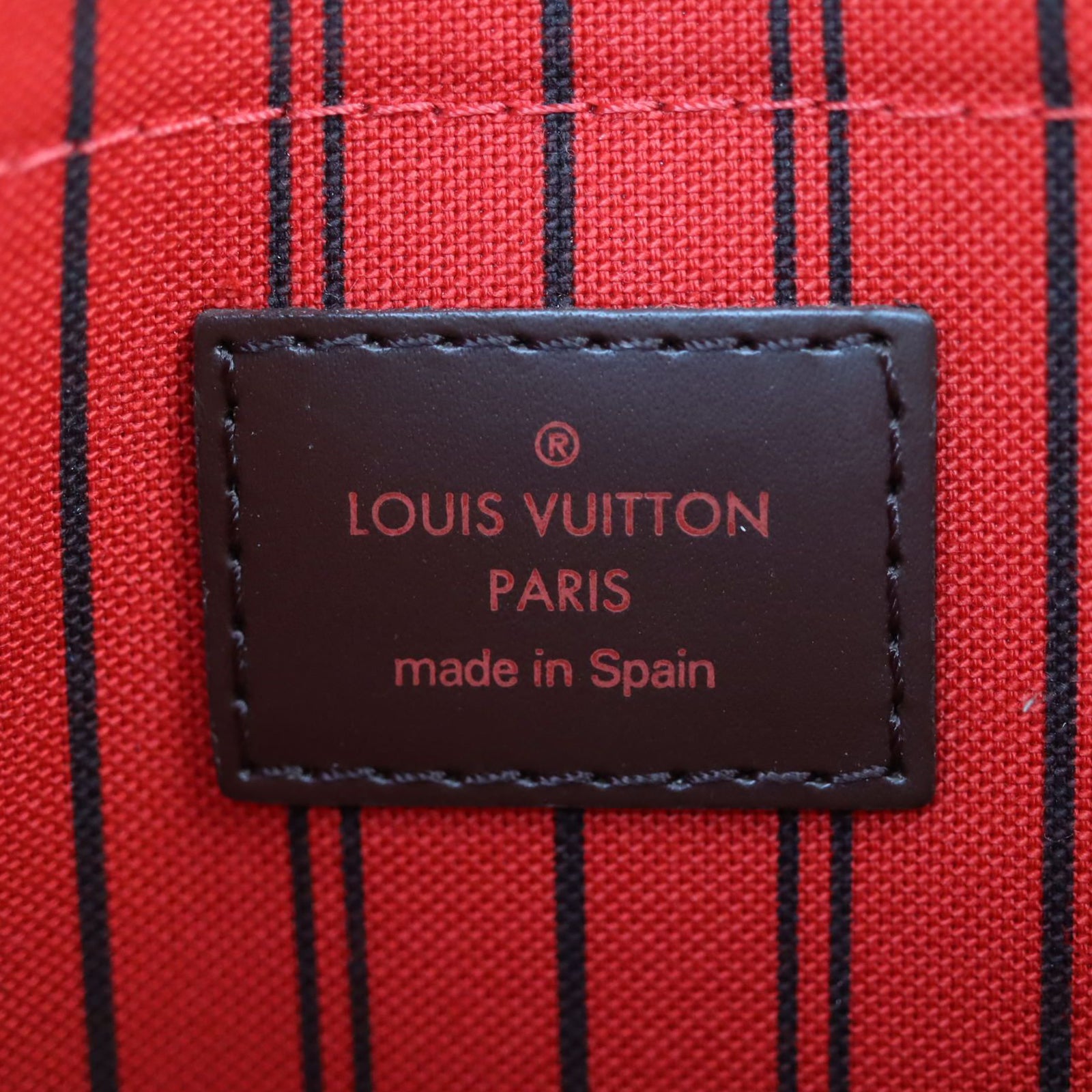 Louis Vuitton Neverfull MM Damier Ebene Stamp