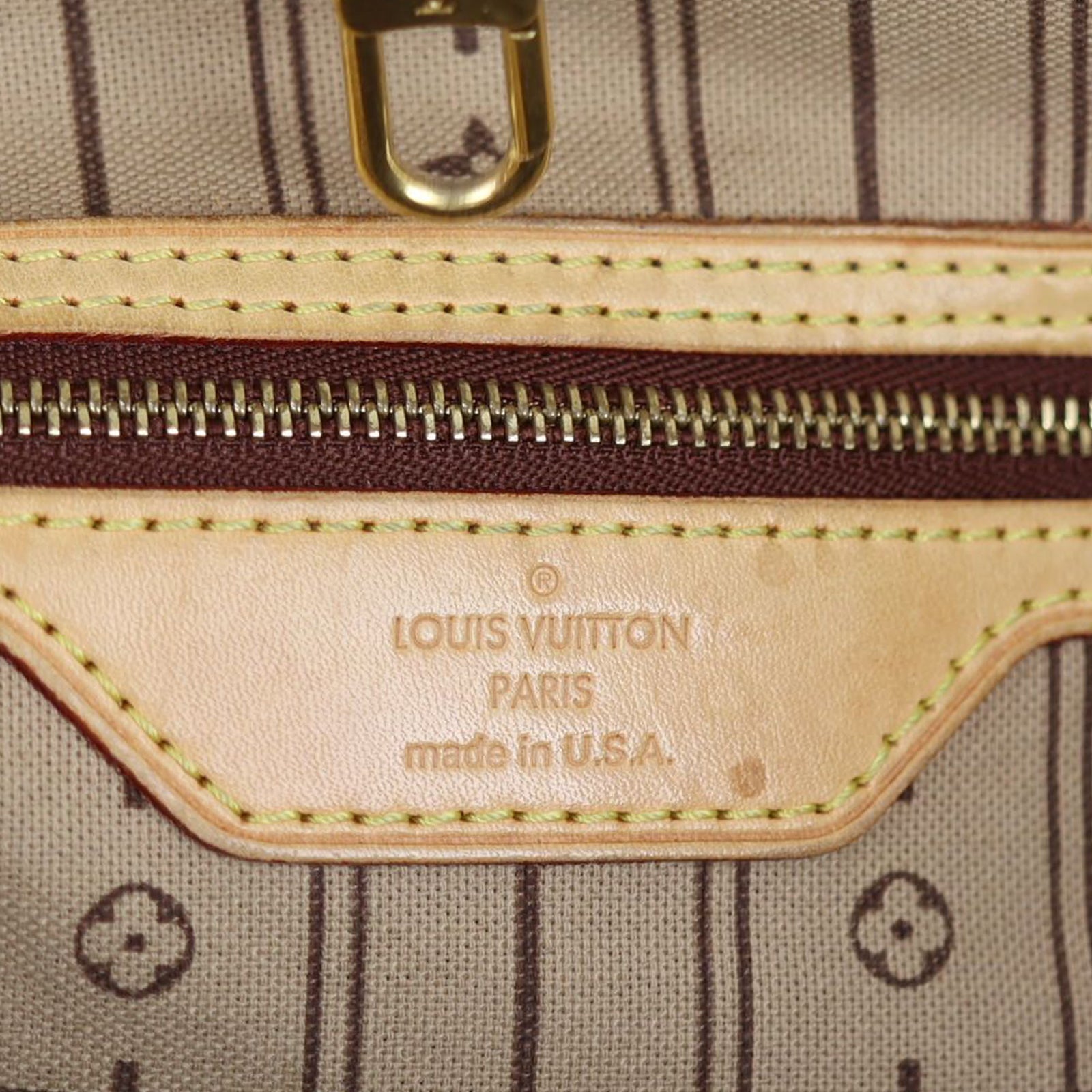 Louis Vuitton Neverfull MM Monogram Stamp