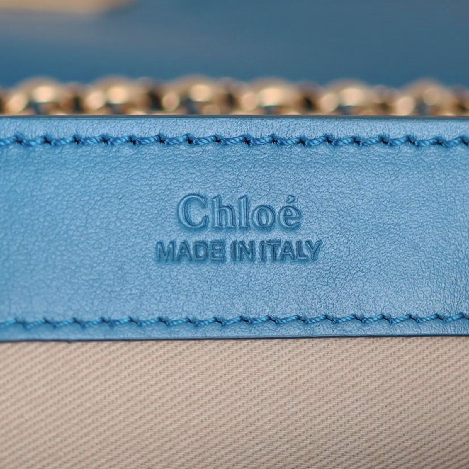 Chloe C Mini Chain Shoulder Bag Stamp