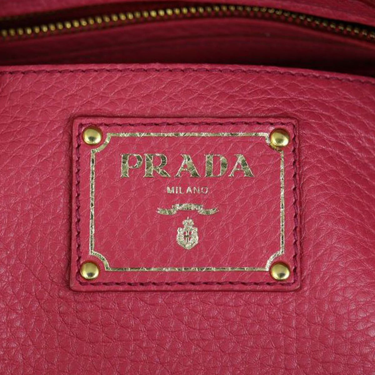 Prada Vitello Daino Bowler Stamp


