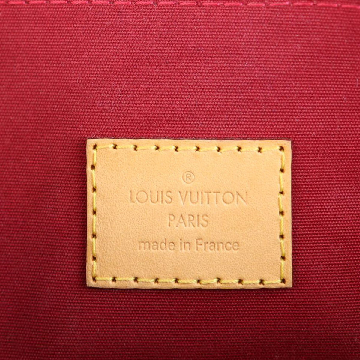 Louis Vuitton Alma MM Monogram Vernis Stamp