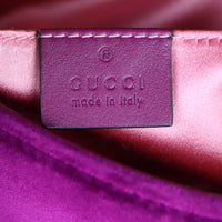 Gucci GG Marmont Velvet Mini Shoulder Bag Stamp