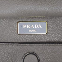 Prada Vitello Grain Shopping Tote Stamp