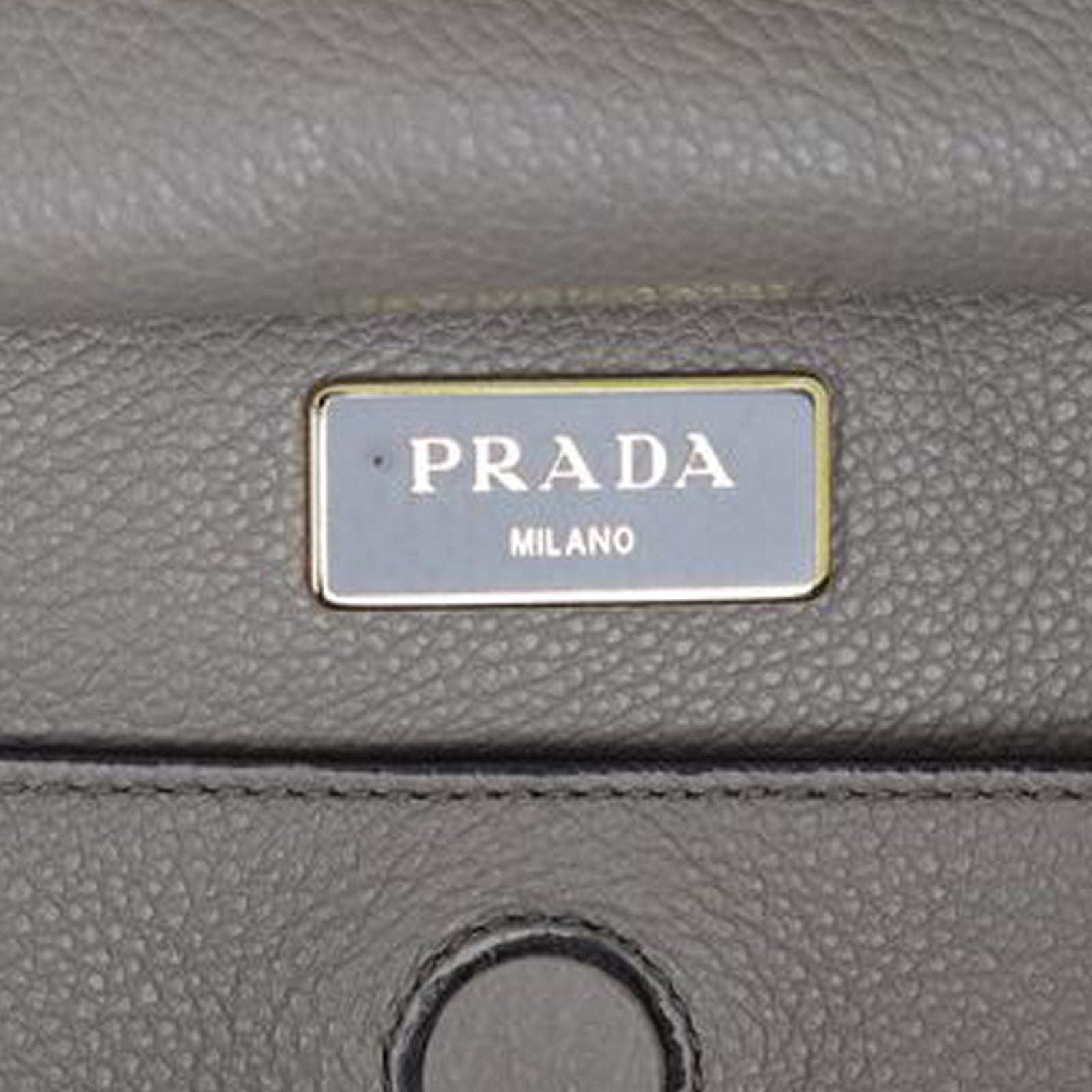 Prada Vitello Grain Shopping Tote Stamp