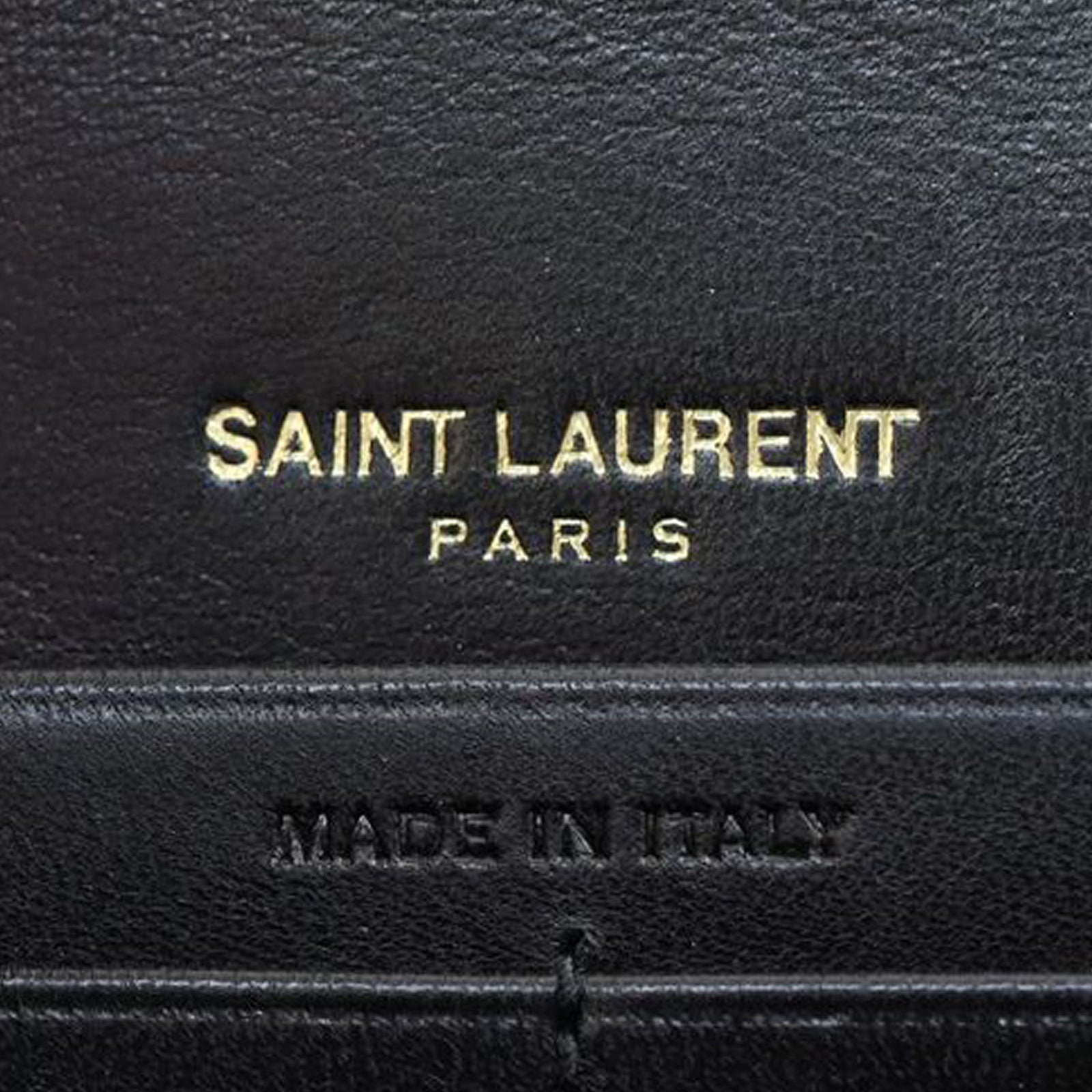 Saint Laurent Vicky Wallet on Chain Stamp