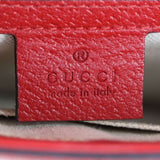 Gucci Animalier Web Leather Flap Clutch Stamp