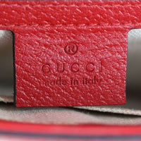 Gucci Animalier Web Leather Flap Clutch Stamp