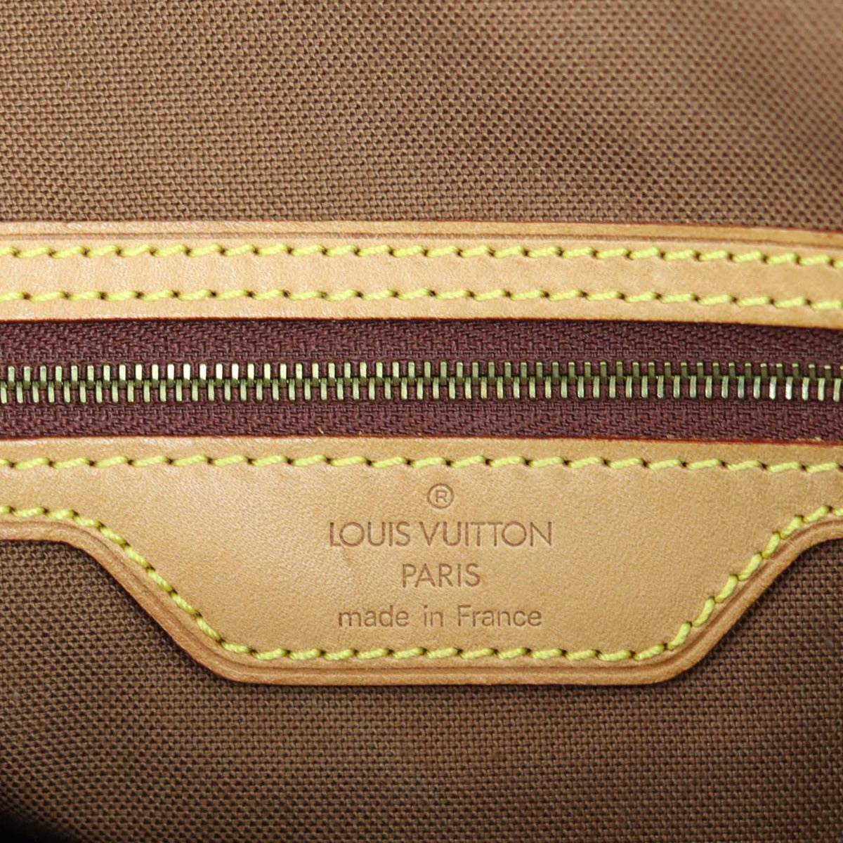 Louis Vuitton Cabas Mezzo Monogram Interior Stamp