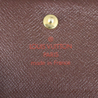 Louis Vuitton Elise Wallet Damier Ebene Stamp