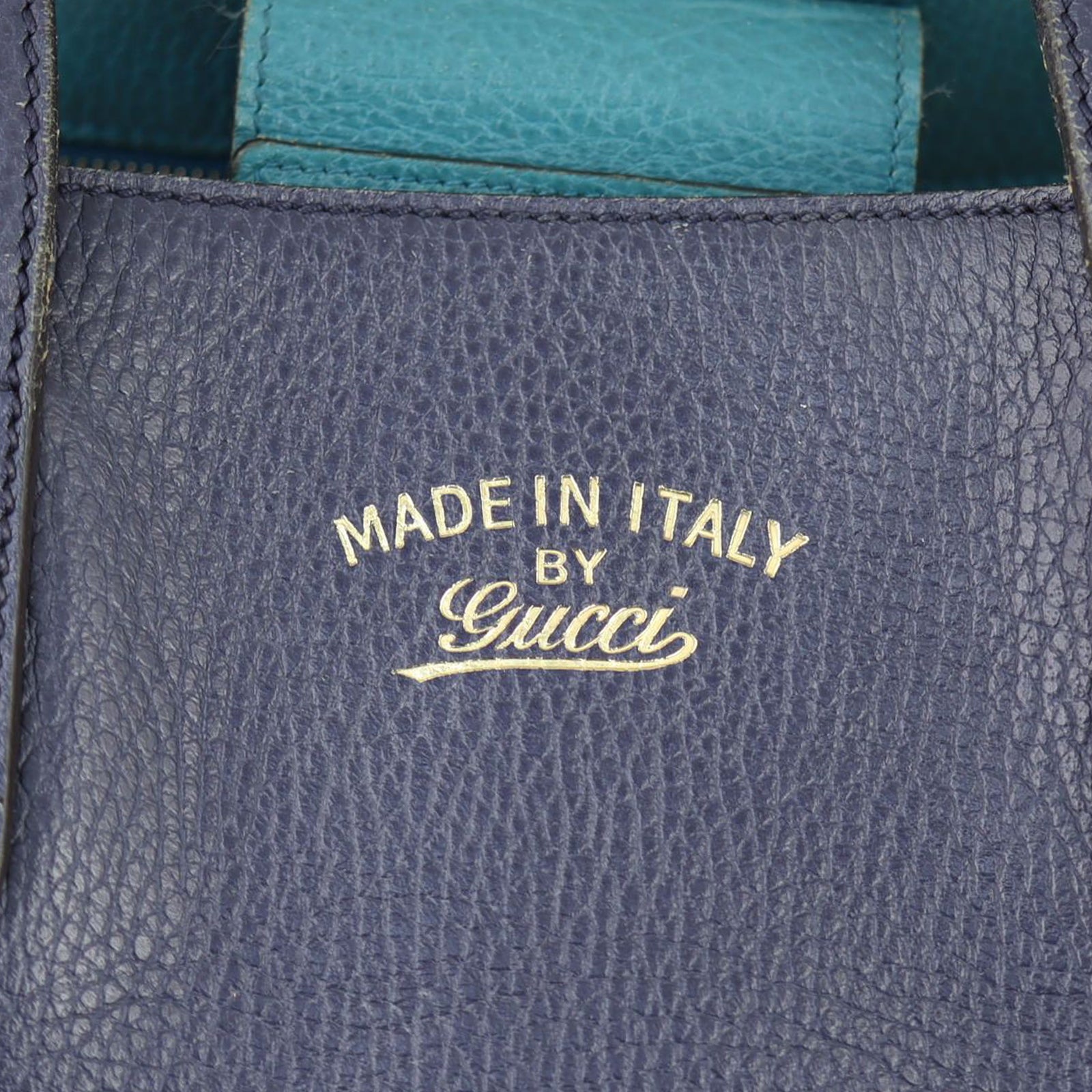 Gucci Swing Leather Tote Medium Stamp