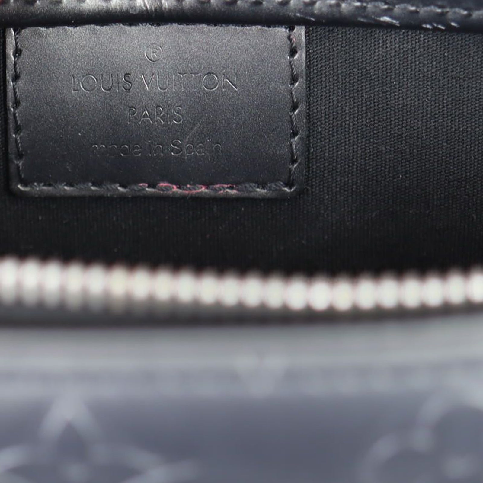 Louis Vuitton Allston Monogram Mat Vernis Stamp