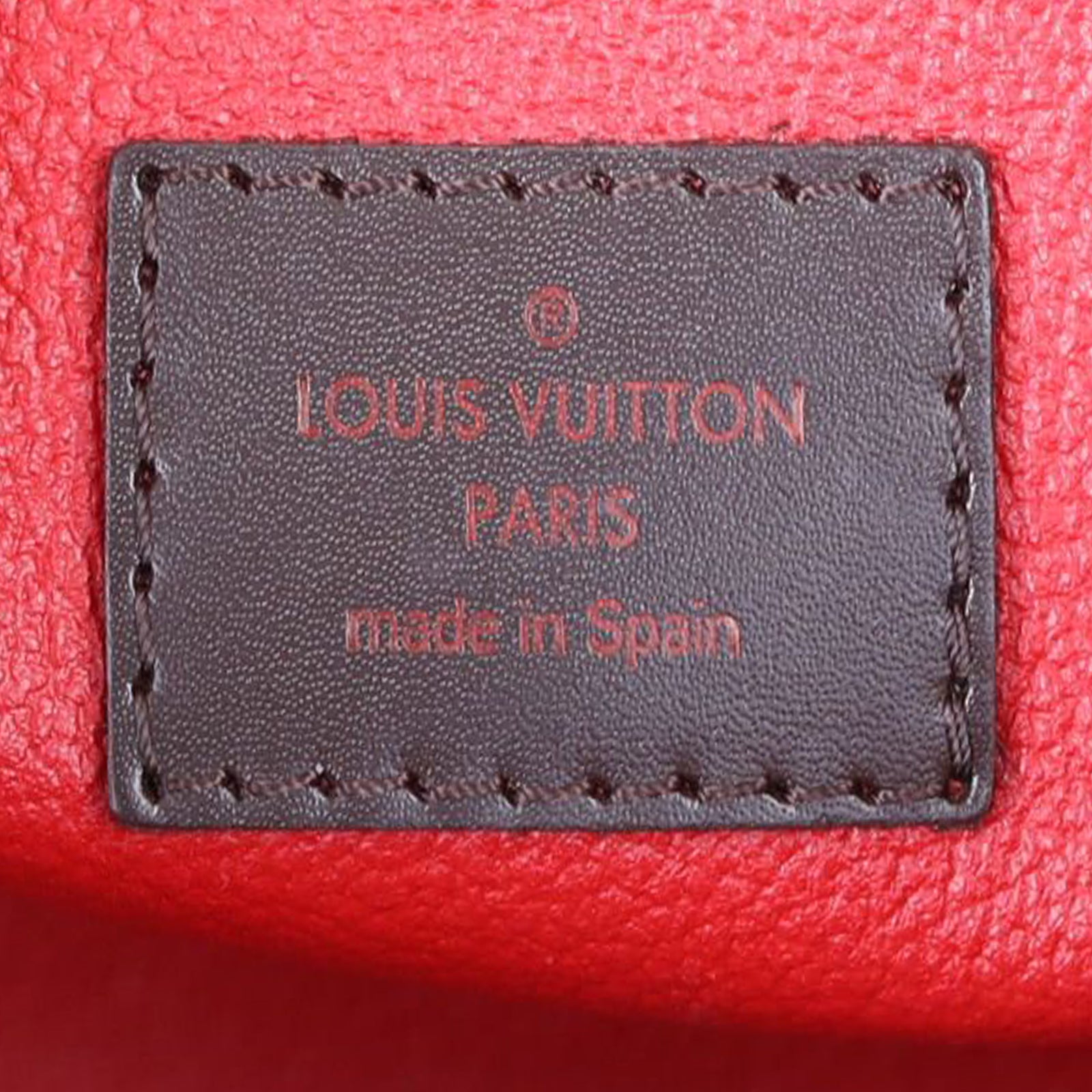 Louis Vuitton Cosmetic Pouch GM Damier Ebene Stamp