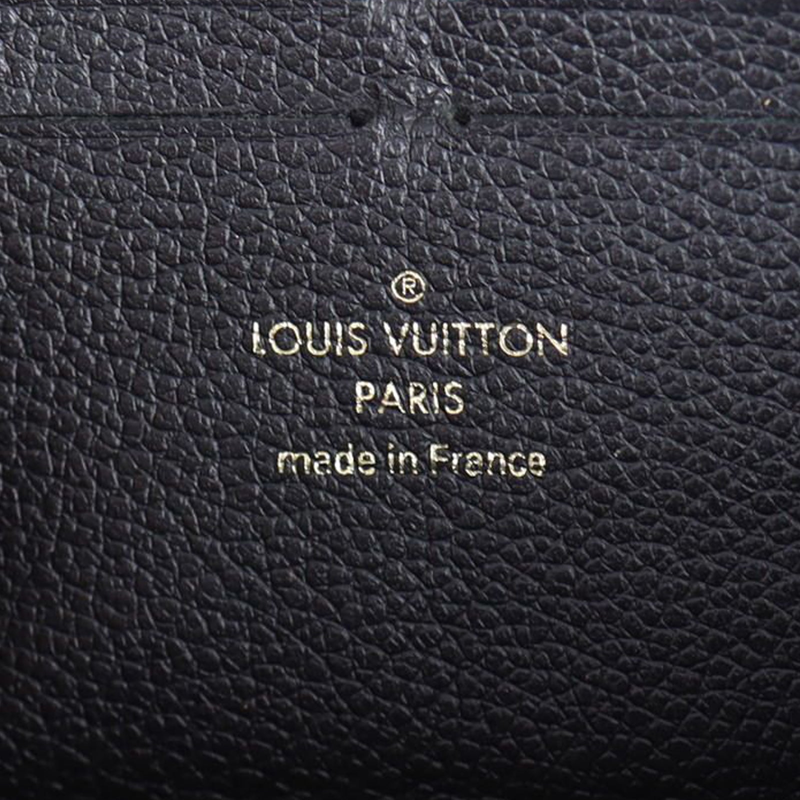 Louis Vuitton Clemence Wallet Monogram Empreinte Stamp
